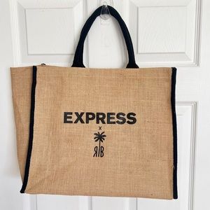 Express | Woven Large Tote Bag